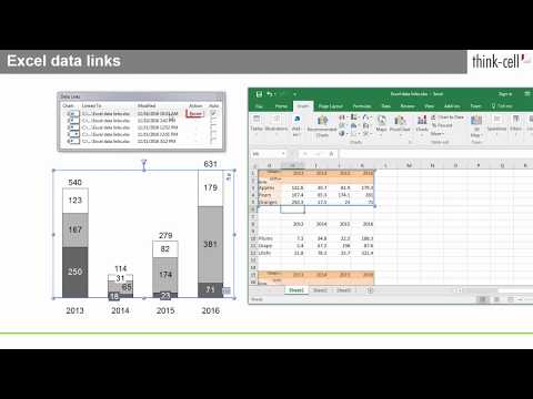 Excel data links (think-cell tutorials)