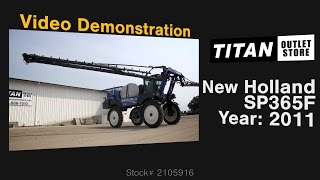 New Holland SP.365F - 429 hrs, 120 ft, AutoSteer, 1600 gal Sprayer-Self Propelled Sold on ELS!