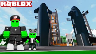 Uzaylı Aile Olduk ve Rokete Bindik!!  Panda ile Roblox Brookhaven