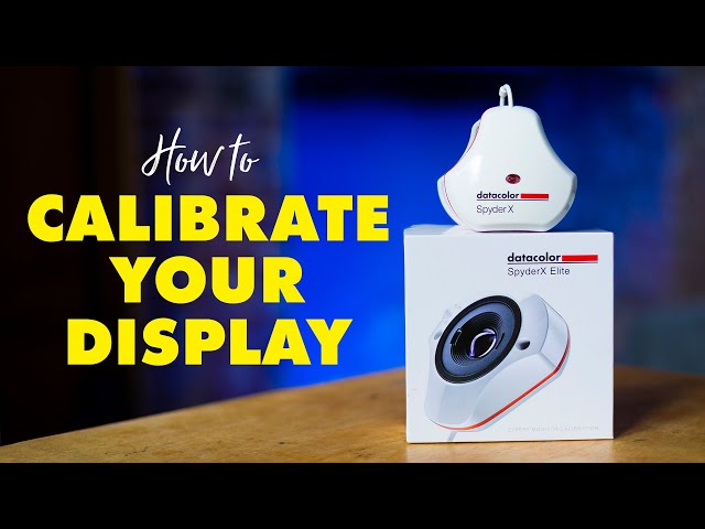 Datacolor SpyderX Elite - How to calibrate your display - YouTube