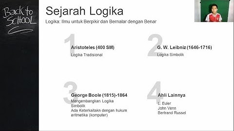 Pertemuan Ke-2: Pengantar Logika (Kata Hubung Kalimat)