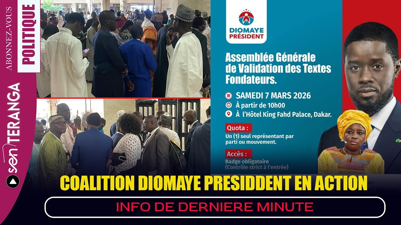Direct king Fad Palace : Assemblée Générale de la coalition Diomaye: Divorce ou acte politique ?