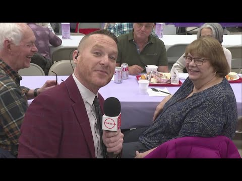 Mike Polk Jr. checks out fish fry at St. Ambrose in Brunswick