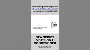 LVDT Signal Conditioner S2A Product Overview