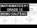 MEMO 2026 MATHEMATIC P.1 GRADE 12 JUNE GAUTENG (THUNDEREDUC) GRADE 12 MATHEMATICS PAPER 1
