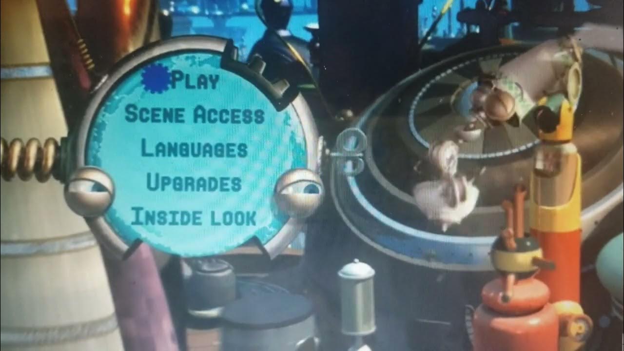 robots dvd menu from the closing to the movie YouTube