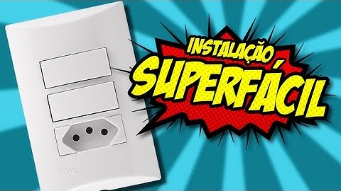 INTERRUPTOR DUPLO COM TOMADA = SUPER FÁCIL  🔧