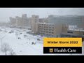 Winter storm at mu health care