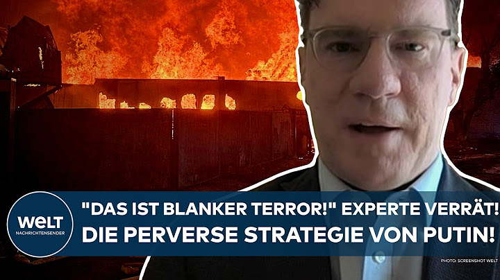 UKRAINE-KRIEG: "Das ist blanker Terror!" Experte verrät! Putins verfolgt jetzt perverse Strategie!