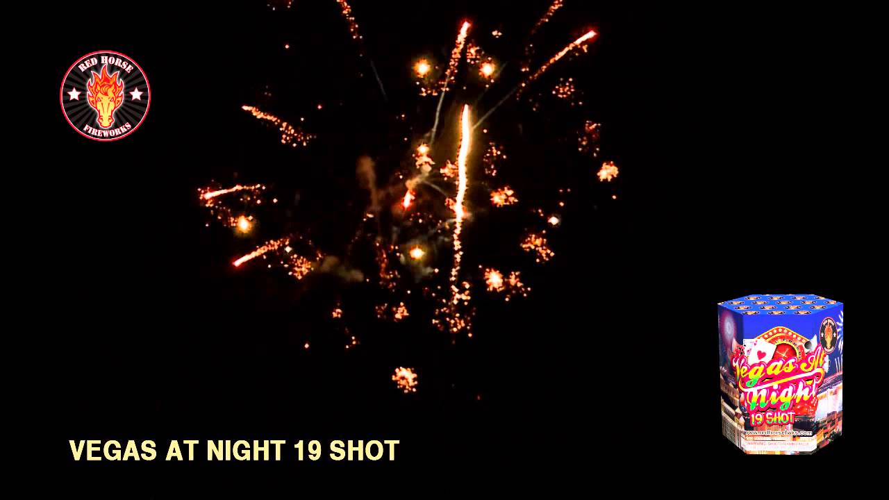 Vegas At NightRed Horse FireworksRCK115.mp4 YouTube