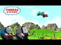 Tomas el tren en español - Go Go carreras de locomotoras con Gordon y Spencer. Completo latino