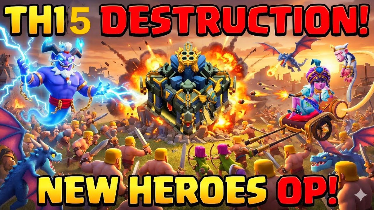 564+ Trophies in Legend League 2026 | TH15 vs TH17: The Impossible 3-Star! 😱 