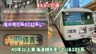 【まもなく引退】東京で最後まで走っている国鉄型特急185系