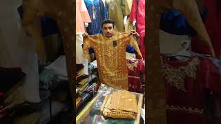 Cotton stuff three fancy dress full hand work sharara design organza stuff duppata subscribe