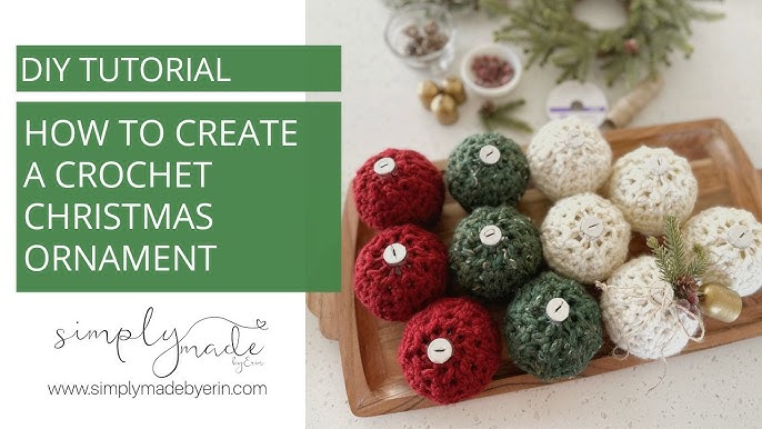 DIY Yarn Ball Ornament — Pops de Milk - Fun and Nerdy Crochet Patterns