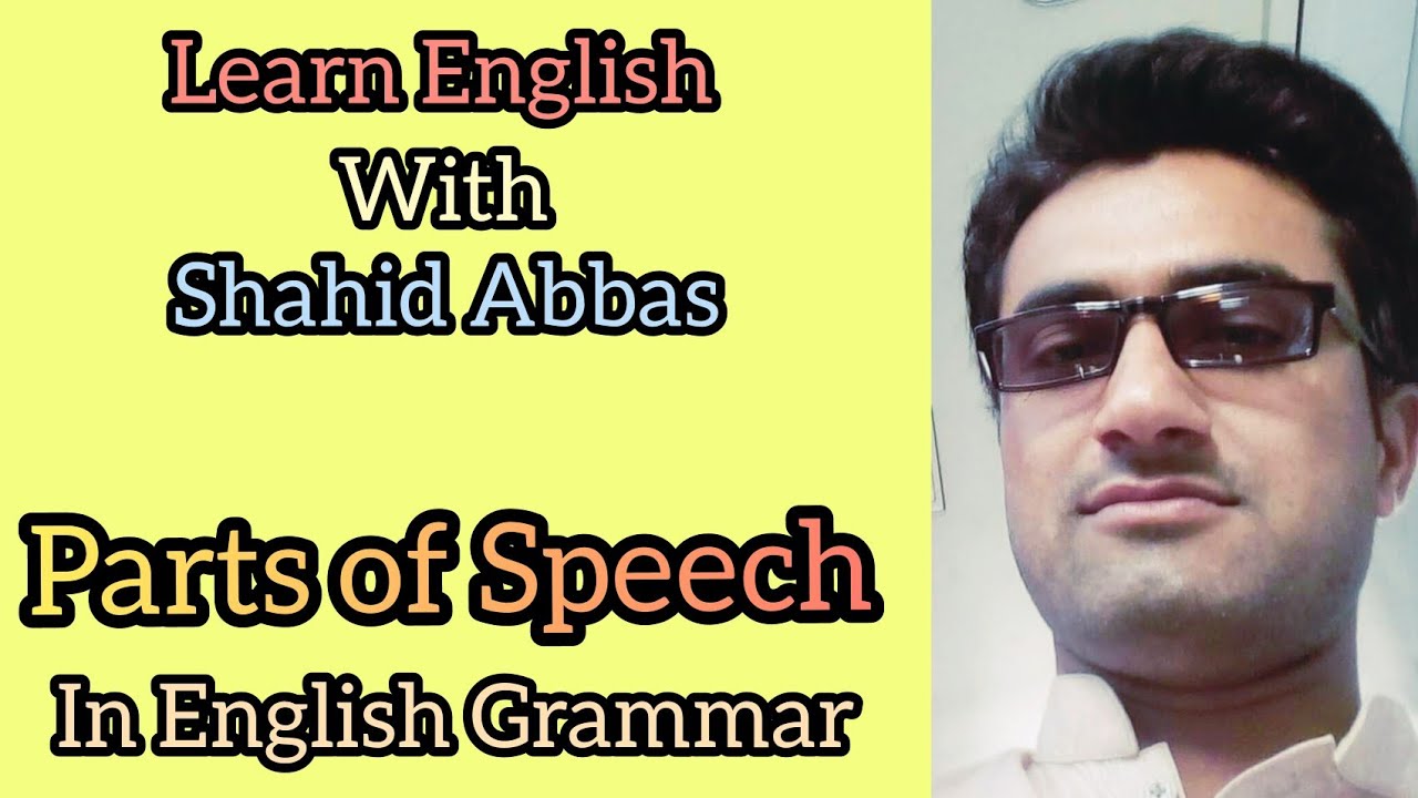 Parts Of Speech In English Grammar YouTube