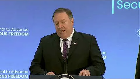 Pompeo Wraps Up Conference On Religious Freedom