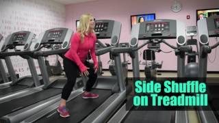 Side Shuffle on Treadmill