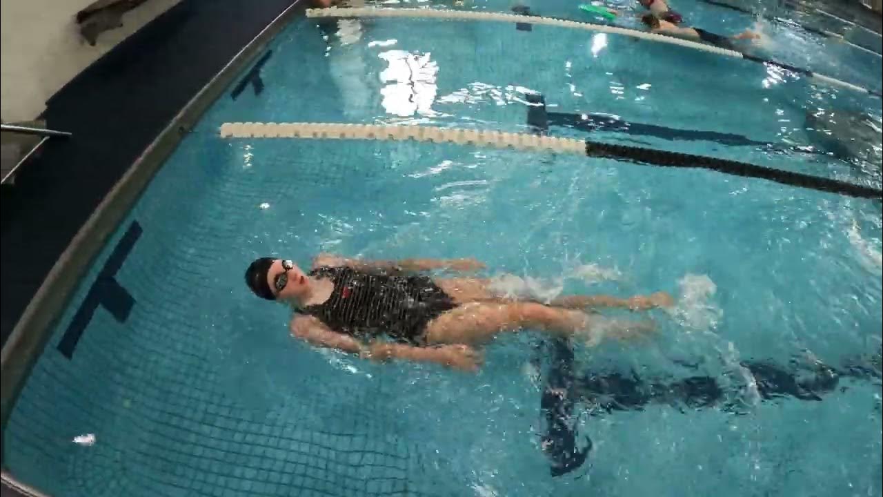 Double arm backstroke drill youtube