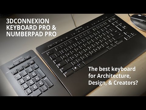 3dconnexion keyboard pro - proper keyboard for architects, creators, and designers
