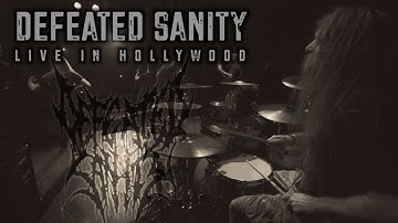 Defeated Sanity HQ Audio stage view - Into the soil - Drums - Live in Hollywood, California 2023