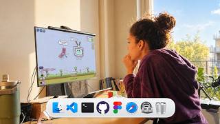 I coded a game on my portfolio website 😵 coding vlog, software engineer, coding your crazy ideas screenshot 5