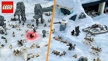 I Built LEGO Hoth in My Backyard