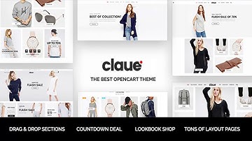 Claue - The Clean & Minimalist OpenCart Theme | Themeforest Website Templates and Themes