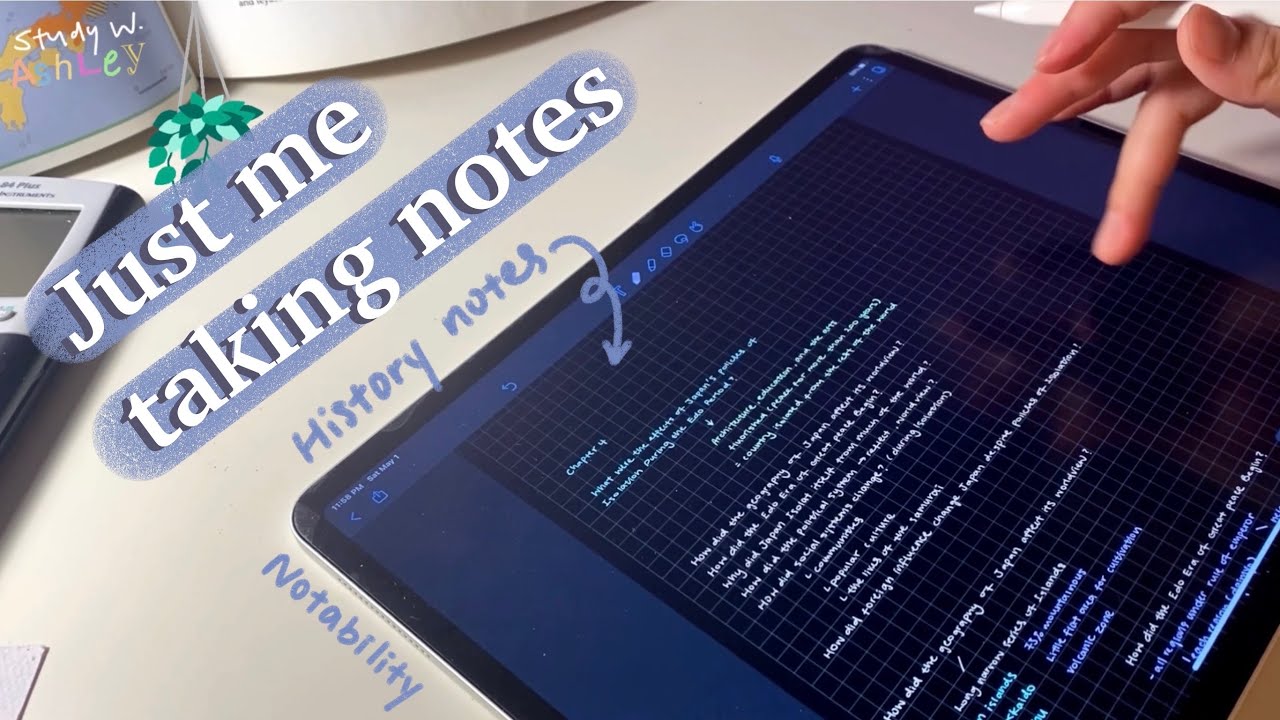 Just me taking notes:: Notability digital note taking