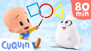 Cuquin and the shapes 🔵🔶❤️ and more educational videos | videos & cartoons for babies