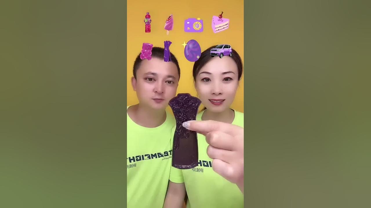 Couple Eating Emojis Challenge | #asmr #food #shorts