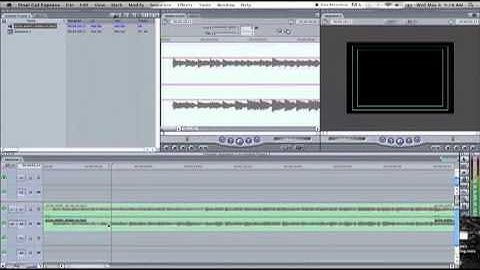 Audio Waveforms Final Cut