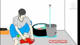 Story Wa Animasi//Nyuci Baju Sendiri