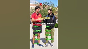 Name the Top 10 Most Spoken Languages