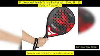 New Professional Padel Tennis Racket Soft Face Carbon Fiber Eva Memory Paddle screenshot 4