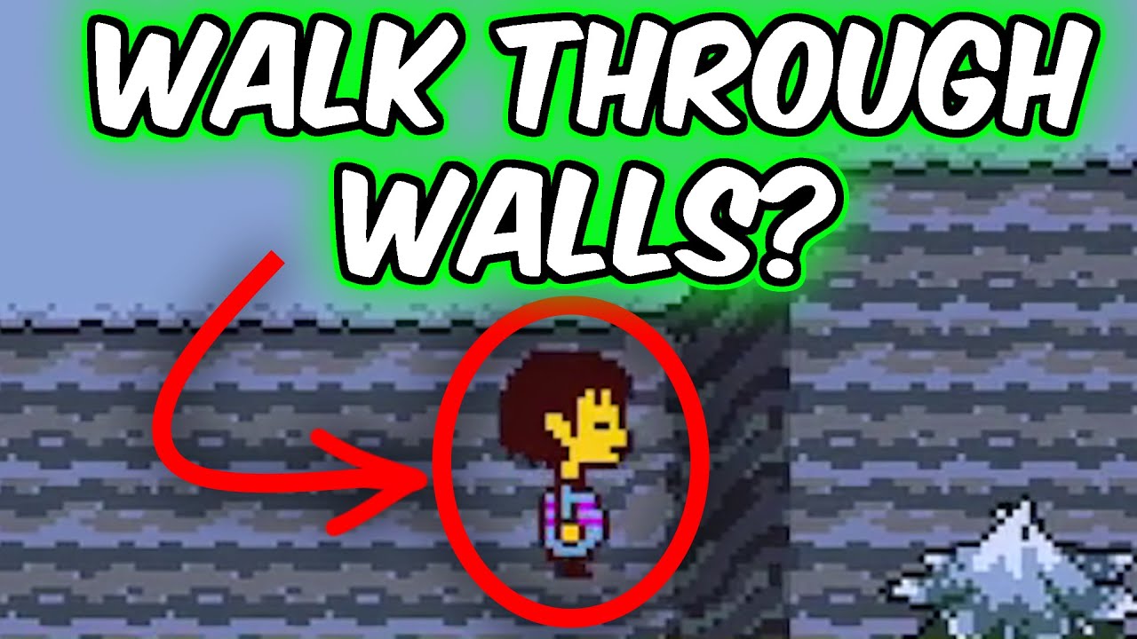 Бета-версия Undertale, позволяющая проходить сквозь стены