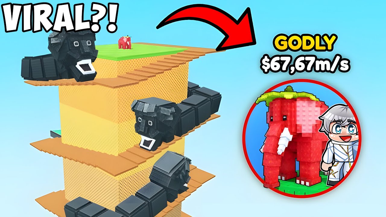 VIRAL BANGET?! Aku Harus MANJAT WORM TOWER untuk BRAINROTS