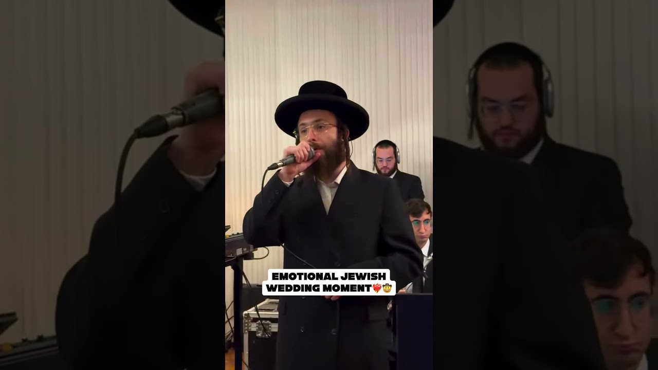 Emotional Jewish wedding moment❤️‍🔥🤠