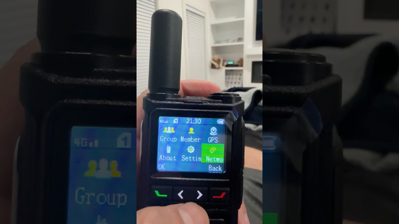 How to change networks on the 25 Standard walkie talkie from Talk2Me USA 