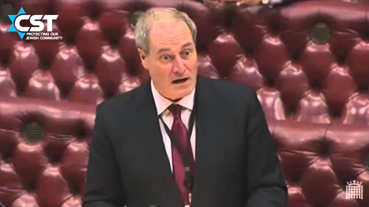 Lord Turnberg & Lord Bates raise Jewish security concerns, February 2015