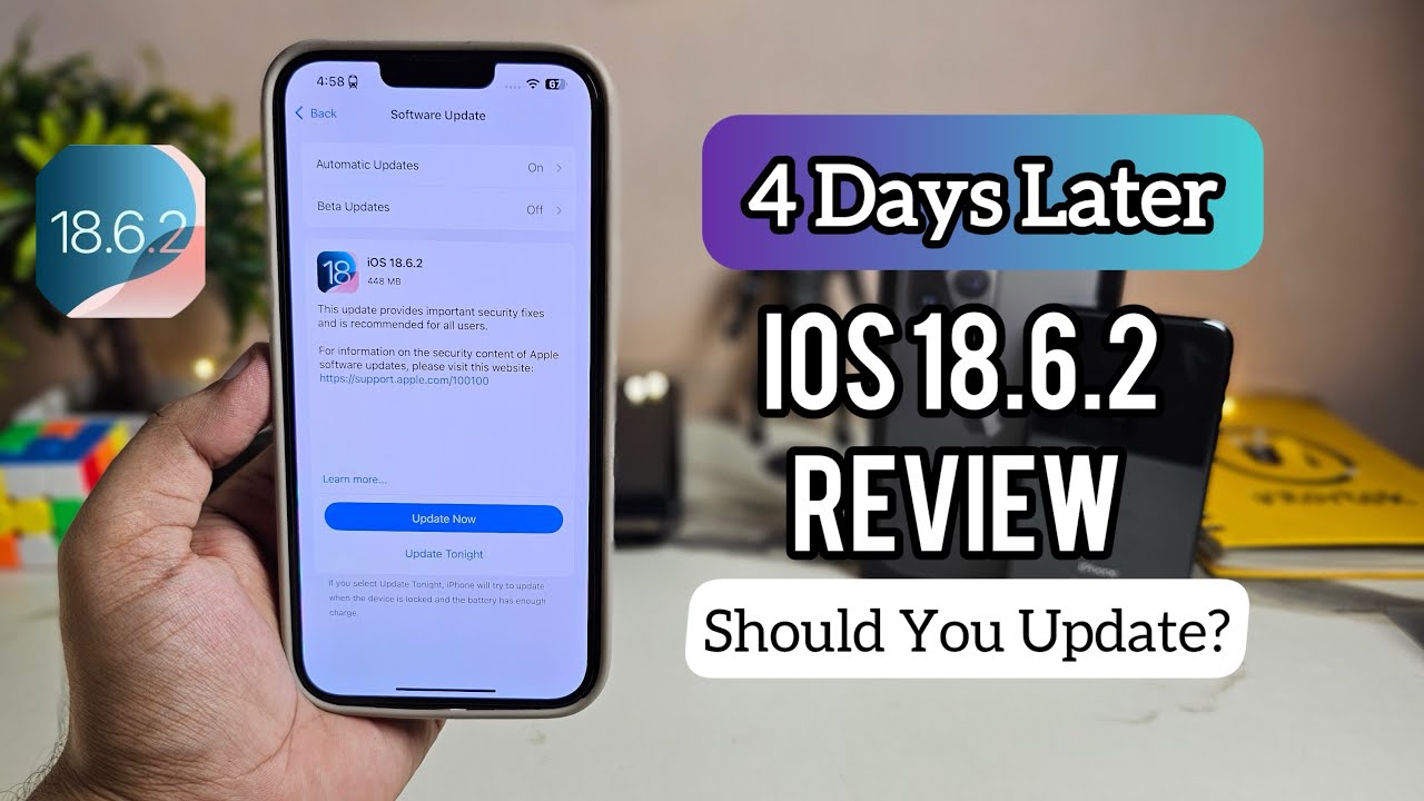 iOS 18.6.2 Review 4 Days Later | Should you update to iOS 18.6.2? - YouTube