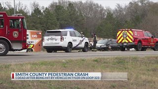 1 dead after Loop 323 pedestrian crash in Tyler