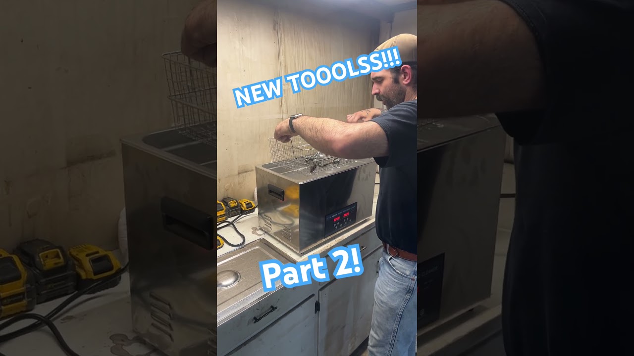 New Tools!! Part 2!! VEVOR ultrasonic cleaner!! 