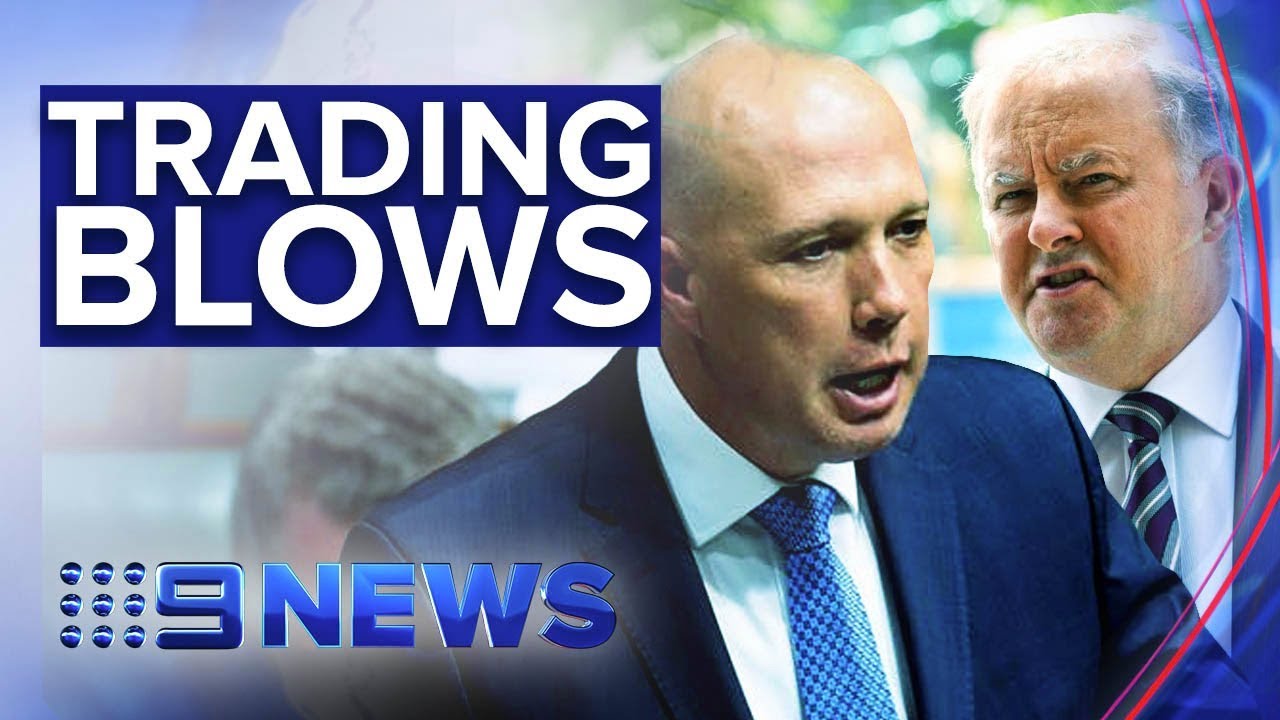 Labor leader and Home Affairs Minister clash over unions | Nine News Australia