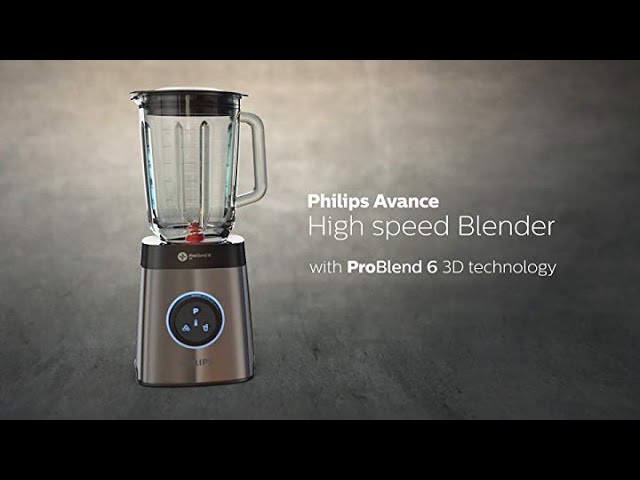 Philips Avance Glass Jar Blender with Spatula