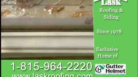 Original LASK Gutter Helmet Video