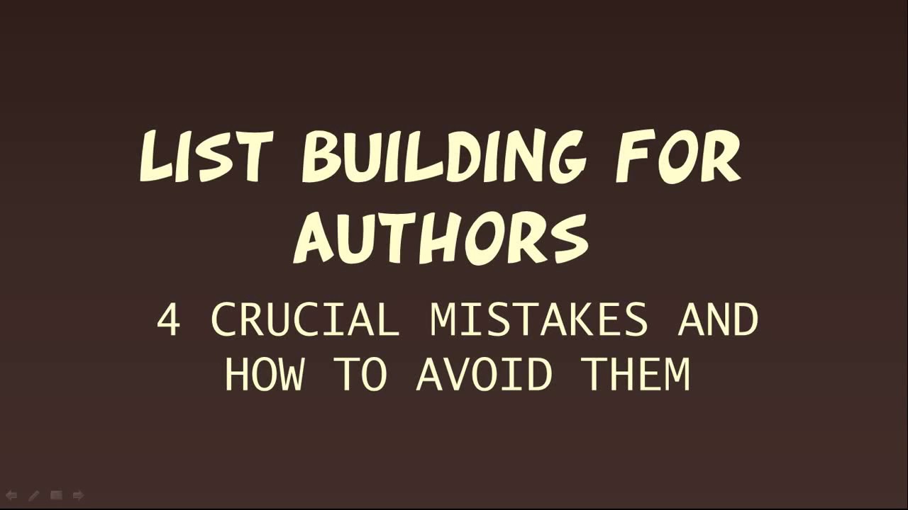 list building authors guide