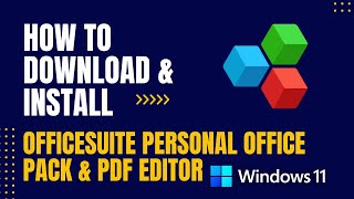 How to Download and Install OfficeSuite Personal Office Pack & PDF Editor For Windows screenshot 2