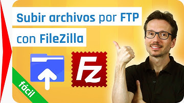 SUBIR ARCHIVOS al servidor por FTP con FileZilla 🚀