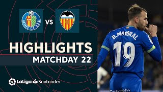 Resumen de Getafe CF vs Valencia CF (1-0)